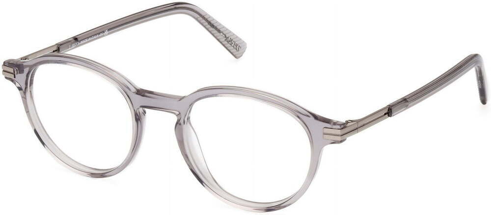 NWT Ermenegildo Zegna EZ5269-48020 Gray Oval 48mm Glasses